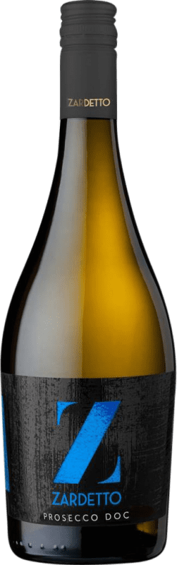 10,95 € Бесплатная доставка | Белое игристое Zardetto Frizzante D.O.C. Prosecco Фриули-Венеция-Джулия Италия Nebbiolo, Chardonnay, Glera бутылка 75 cl