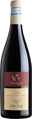 14,95 € Бесплатная доставка | Красное вино Zeni Vigne Superiore Alte D.O.C. Valpolicella Venecia Италия Nebbiolo, Corvina, Molinara бутылка 75 cl