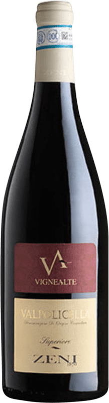 11,95 € Kostenloser Versand | Rotwein Zeni Vigne Alte Superior D.O.C. Valpolicella Venecia Italien Nebbiolo, Corvina, Molinara Flasche 75 cl