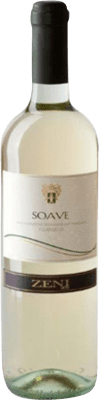 12,95 € Бесплатная доставка | Белое вино Zeni Classico D.O.C. Soave Venecia Италия Nebbiolo, Garganega бутылка 75 cl