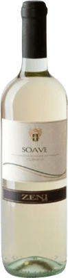 6,95 € 免费送货 | 白葡萄酒 Zeni 经典 D.O.C. Soave Venecia 意大利 Nebbiolo — 内比奥罗, Garganega — 加尔加内加 75 cl