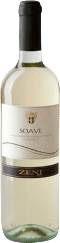 6,95 € Envío gratis | Vino Blanco Zeni Classico — Clásico D.O.C. Soave Venecia Italia Nebbiolo, Garganega 75 cl