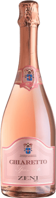 19,95 € Spedizione Gratuita | Spumante rosato Zeni Chiaretto Spumante Brut I.G.T. Venezia Venecia Italia Bottiglia 75 cl