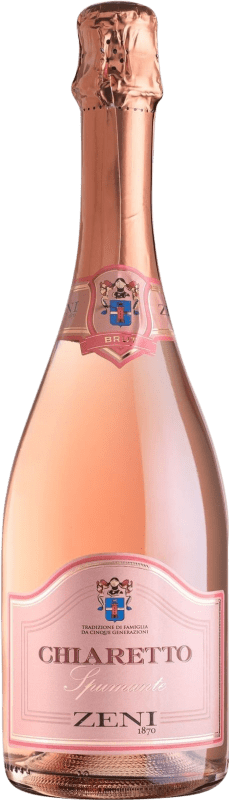 19,95 € Envio grátis | Espumante rosé Zeni Chiaretto Spumante Brut I.G.T. Venezia Venecia Itália Garrafa 75 cl