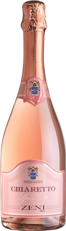 19,95 € Kostenloser Versand | Rosé Sekt Zeni Chiaretto Brut — Herb I.G.T. Venezia Venecia Italien Flasche 75 cl