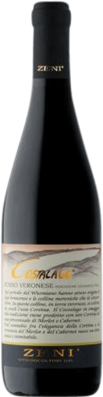 10,95 € 免费送货 | 红酒 Zeni Costalago Rosso I.G.T. Veronese Venecia 意大利 瓶子 75 cl