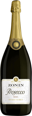 19,95 € Бесплатная доставка | Белое игристое Zonin Spumante брют D.O.C. Prosecco Фриули-Венеция-Джулия Италия Prosecco бутылка Магнум 1,5 L