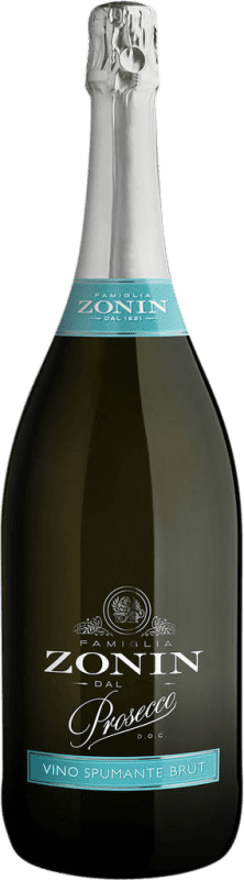 28,95 € Envio grátis | Espumante Branco Zonin Brut — Bruto D.O.C. Prosecco Friuli-Venezia Giulia Itália Prosecco Garrafa Magnum 1,5 L