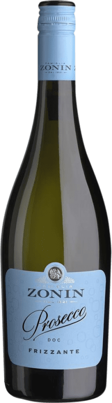 10,95 € Envio grátis | Espumante Branco Zonin Frizzante — Meio Espumante D.O.C. Prosecco Friuli-Venezia Giulia Itália Glera Garrafa 75 cl