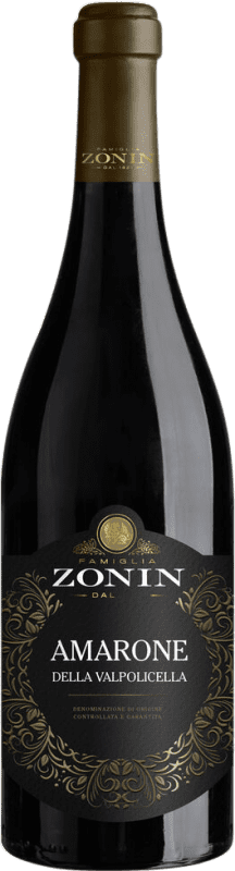 32,95 € Бесплатная доставка | Красное вино Zonin D.O.C.G. Amarone della Valpolicella Venecia Италия Nebbiolo, Corvina, Molinara бутылка 75 cl