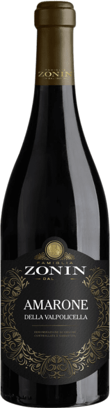41,95 € Бесплатная доставка | Красное вино Zonin D.O.C.G. Amarone della Valpolicella Venecia Италия Nebbiolo — Неббиоло, Corvina — Корвина, Molinara — Молинара Бутылка 75 cl