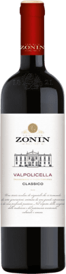 12,95 € Envoi gratuit | Vin Rouge Zonin Classique D.O.C. Valpolicella Venecia Italie Nebbiolo, Corvina, Molinara 75 cl