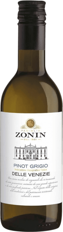 2,95 € 免费送货 | 白葡萄酒 Zonin 经典 I.G.T. Venezia Venecia 意大利 Pinot Gris — 灰皮诺 小瓶装 25 cl