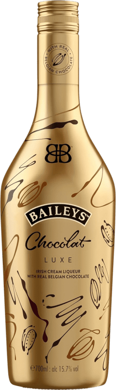 35,95 € Envio grátis | Licor Creme Baileys Irish Cream Chocolat Luxe Irlanda Garrafa 70 cl