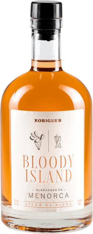 42,95 € Free Shipping | Spirits Xoriguer Gin Higos Chumbos Spain Medium Bottle 50 cl