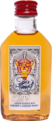 32,95 € Kostenloser Versand | 12 Einheiten Box Whiskey Blended Spice Monkey Valencianische Gemeinschaft Spanien Miniaturflasche 5 cl