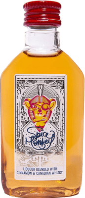 32,95 € Spedizione Gratuita | Scatola da 12 unità Whisky Blended Spice Monkey Comunità Valenciana Spagna Bottiglietta Mignon 5 cl
