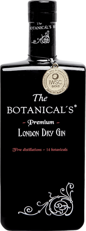 34,95 € Spedizione Gratuita | Genever Gin Langley's Premium Regno Unito Bottiglietta Terzo 35 cl Botanicals — Botanici