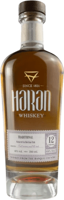 44,95 € Envio grátis | Whisky Single Malt Manuel Acha Haran Traditional País Basco Espanha 12 Anos Garrafa 70 cl