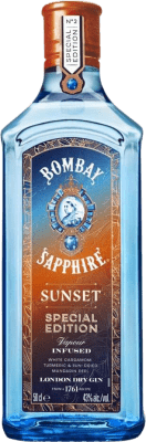 64,95 € Spedizione Gratuita | Gin Bombay Sapphire Sunset Limited Edition Regno Unito Bottiglia Medium 50 cl