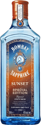 65,95 € Envio grátis | Gin Bombay Sapphire Sunset Limited Edition Reino Unido Garrafa Medium 50 cl