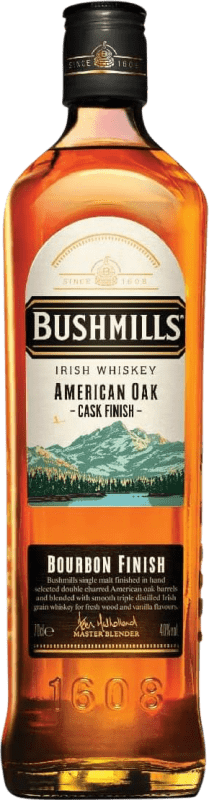 25,95 € Envío gratis | Whisky Blended Bushmills Bourbon Finish Irlanda Botella 70 cl