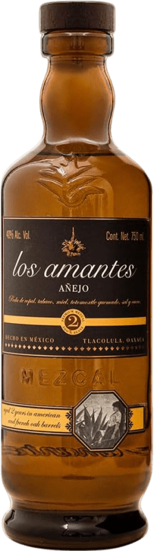 139,95 € Бесплатная доставка | Mezcal Los Amantes Artesanal Añejo Мексика бутылка 70 cl