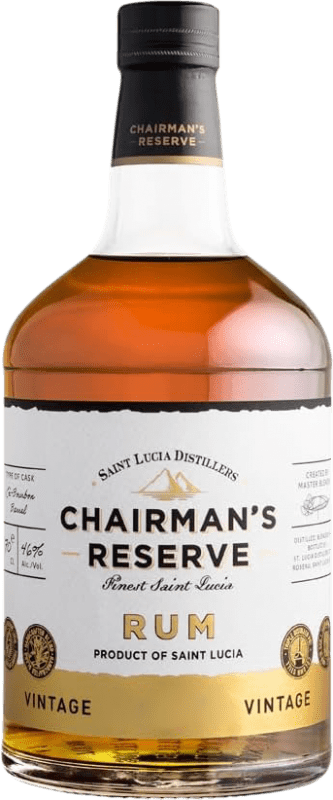 116,95 € Envoi gratuit | Rhum Saint Lucia Distillers Chairman's Vintage Réserve Sainte-Lucie Bouteille 70 cl