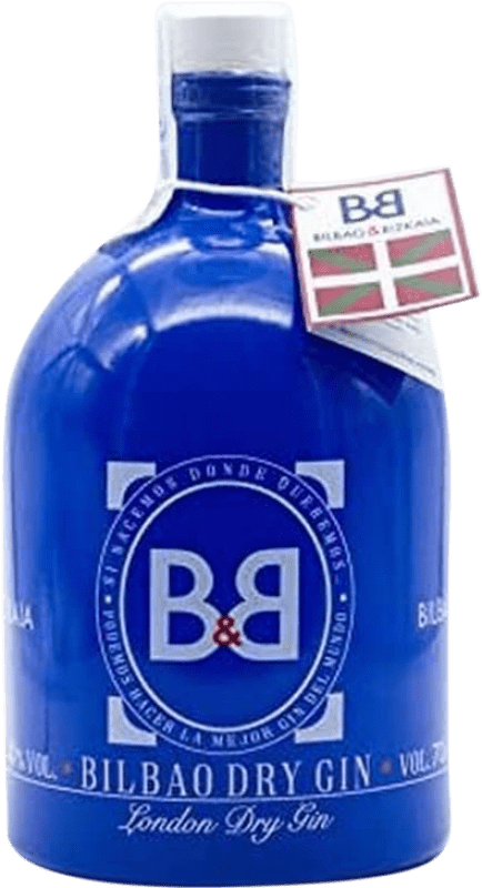 26,95 € Kostenloser Versand | Genever Gin Manuel Acha B&B Baskenland Spanien Flasche 70 cl