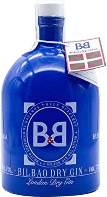 39,95 € Kostenloser Versand | Gin Manuel Acha B&B Baskenland Spanien Flasche 70 cl