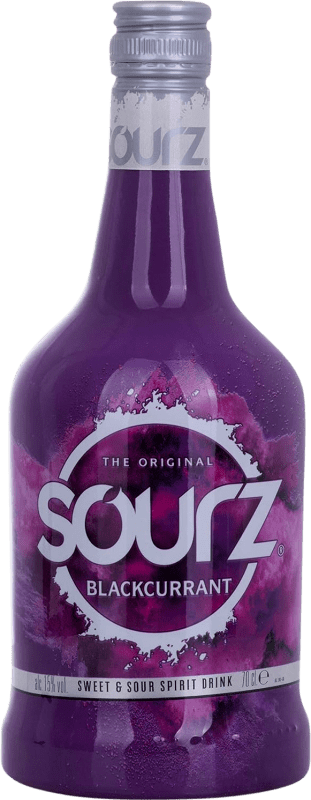 11,95 € Бесплатная доставка | Ликеры Sourz Blackcurrant Объединенное Королевство бутылка 70 cl