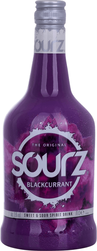 11,95 € Spedizione Gratuita | Liquori Sourz Regno Unito 70 cl Blackcurrant — Ribes Nero