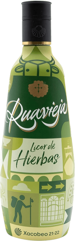 17,95 € Envío gratis | Licor de hierbas Ruavieja Edición Xacobeo España Botella 70 cl