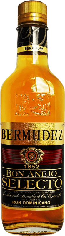 25,95 € Free Shipping | Rum Bermúdez Añejo Selecto Dominican Republic 7 Years One-Third Bottle 35 cl