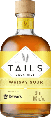 24,95 € Envío gratis | Cóctel Sour Bacardí Tails Cocktail — Cóctel Reino Unido Botella Medium 50 cl Whisky Sour