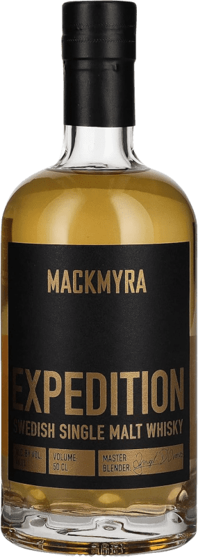 46,95 € Free Shipping | Single Malt Whisky Mackmyra Expedition Sweden Medium Bottle 50 cl