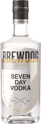 18,95 € Envio grátis | Vodca BrewDog Seven Day Reino Unido Garrafa 70 cl