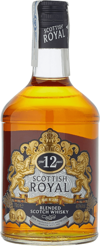 34,95 € Envío gratis | Whisky Blended Scottish Royal España 12 Años Botella 70 cl