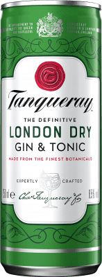 62,95 € Free Shipping | 12 units box Soft Drinks & Mixers Tanqueray Gin & Tonic United Kingdom Small Bottle 25 cl