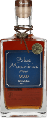 81,95 € 免费送货 | 朗姆酒 Blue Mauritius Gold 毛里求斯 瓶子 70 cl