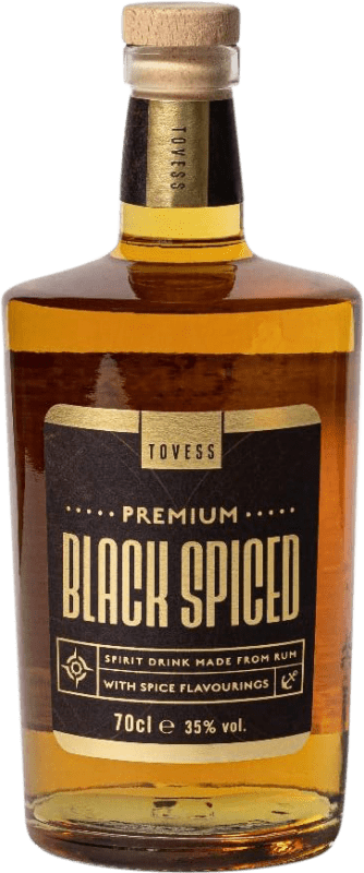 34,95 € Spedizione Gratuita | Rum Tovess Negro Especiado Regno Unito Bottiglia 70 cl