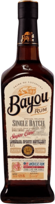 43,95 € Envío gratis | Ron Louisiana Bayou Single Batch Negro Artesanal Edición Limitada Estados Unidos 5 Años Botella 70 cl
