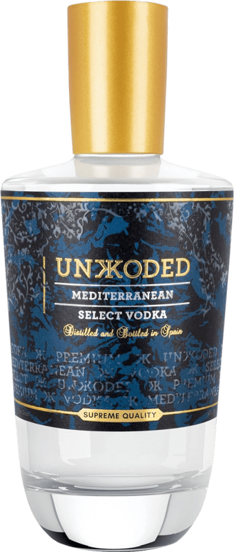 35,95 € Free Shipping | Vodka Unkkoded Premium, Mediterranean Spain 70 cl