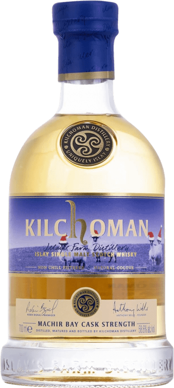 105,95 € Envoi gratuit | Single Malt Whisky Kilchoman Machir Bay Cask Strengthh Christmas Edition Islay Royaume-Uni Bouteille 70 cl