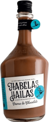 16,95 € Бесплатная доставка | Сливочный ликёр Habelas Hailas Chocolate Галисия Испания бутылка 70 cl