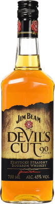 51,95 € 免费送货 | 调和威士忌 Jim Beam Devil's Cut 美国 6 岁 70 cl