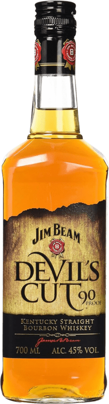 67,95 € Envio grátis | Whisky Blended Jim Beam Devil's Cut Estados Unidos 6 Anos Garrafa 70 cl
