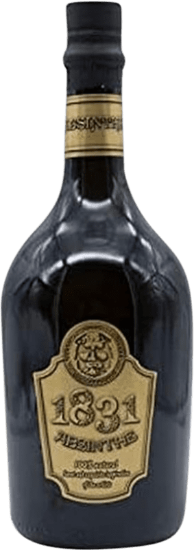 49,95 € Envio grátis | Absinto Manuel Acha 1831 Edição Limitada, Premium, Natural País Basco Espanha 70 cl
