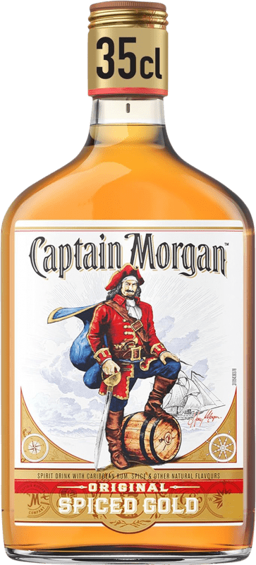 13,95 € 送料無料 | ラム Captain Morgan Dorado Especiado Original イギリス 3分の1リットルのボトル 35 cl