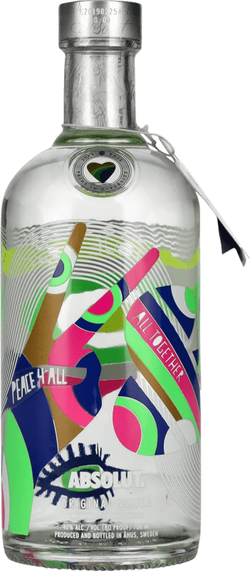 71,95 € Free Shipping | Vodka Absolut Life Ball Original Limited Edition Sweden Bottle 70 cl
